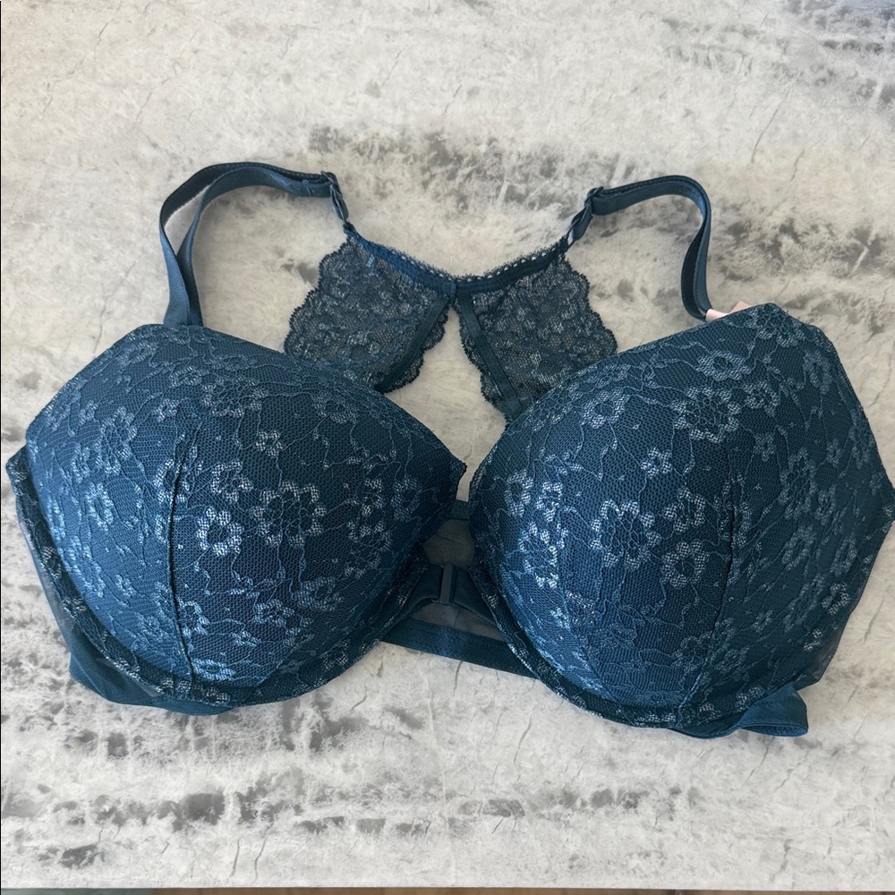 Victoria's Secret Lace Bra in Deep Blue